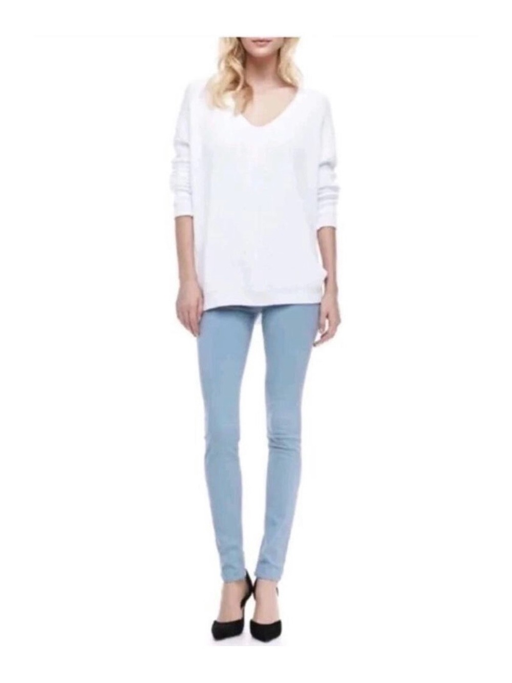 Vince Blue Atlantic Wash Riley Legging Skinny Jeans - 27